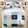 Comforter 3D Printed Anchor Bedding Set Anime Boys Girls Twin Queen Size With 1-2 Home Decor