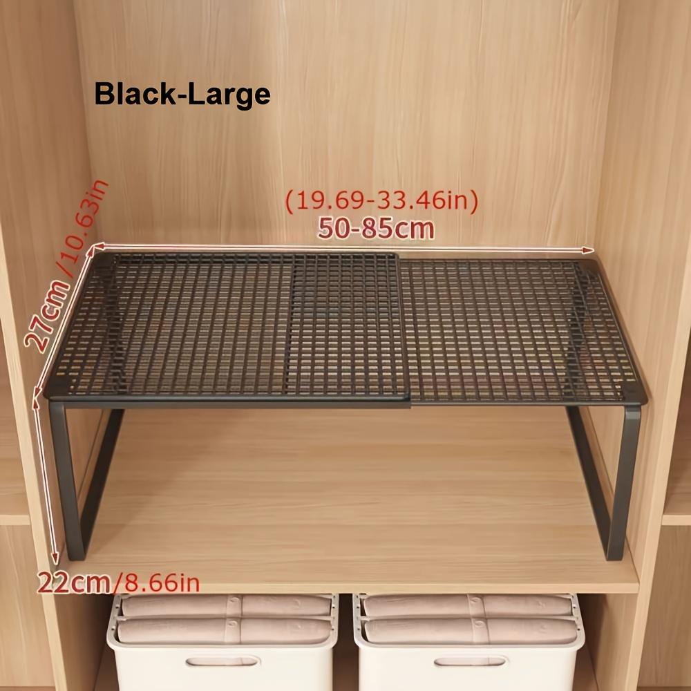 Heavy Duty Metal Wardrobe Storage Rack Adjustable Height Vertical Organizer with Sturdy Iron Frame for Clothes Shoes and Liners