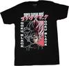 2026 Dragon Ball Z Adult Cotton T-Shirt Super Saiyan Rose Split Face Chinese Characters Box Comfortable and Breathable