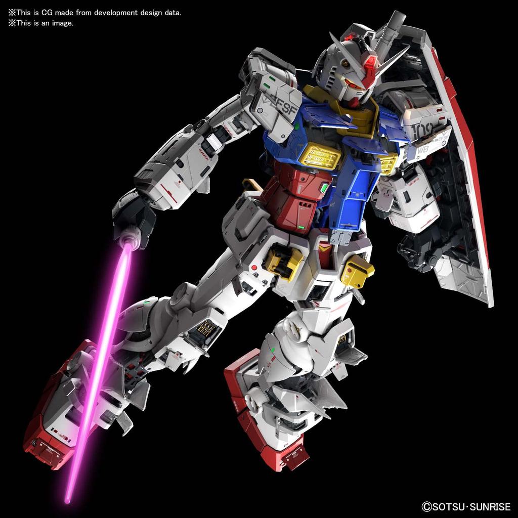 PG UNLEASHED Mobile Suit Gundam RX-78-2 Gundam 1/60 Scale Color-coded Plastic Model