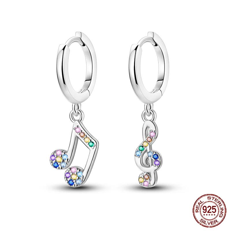 Fashion 925 Sterling Silver Butterfly Bee Rotating Eye Pendant Earrings for Women Dazzling Cubic Zircon Fine Party Jewelry Gifts