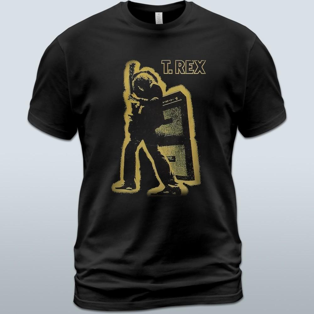 

Cotton TShirt T. Rex Electric Warrior Album Tee Marc Bolan Dino Dines Unisex T-Shirt XL