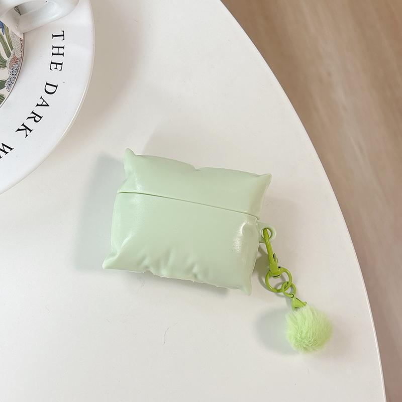 For AirPods Pro2 4 3 2 1 Pro Earphone Case 3D Colorful Pillow Silicone Protective With Pendant Headphone Box Cover