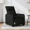 Vidaxl Electric Recliner Armchair, Black, Fabric Upholstered