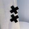 Harajuku Punk Gothic Trendy Diablo Red Cross Hair Clip Medical Creative Cool Spicy Girls Y2k Accessorie Cosplay Hair Pins