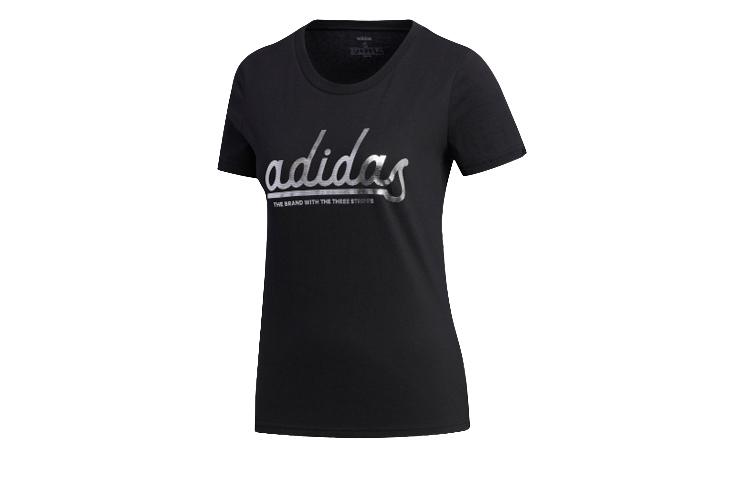 

Adidas T Shirts Women s Black Crew Neck Moderate Other FM6176 XS