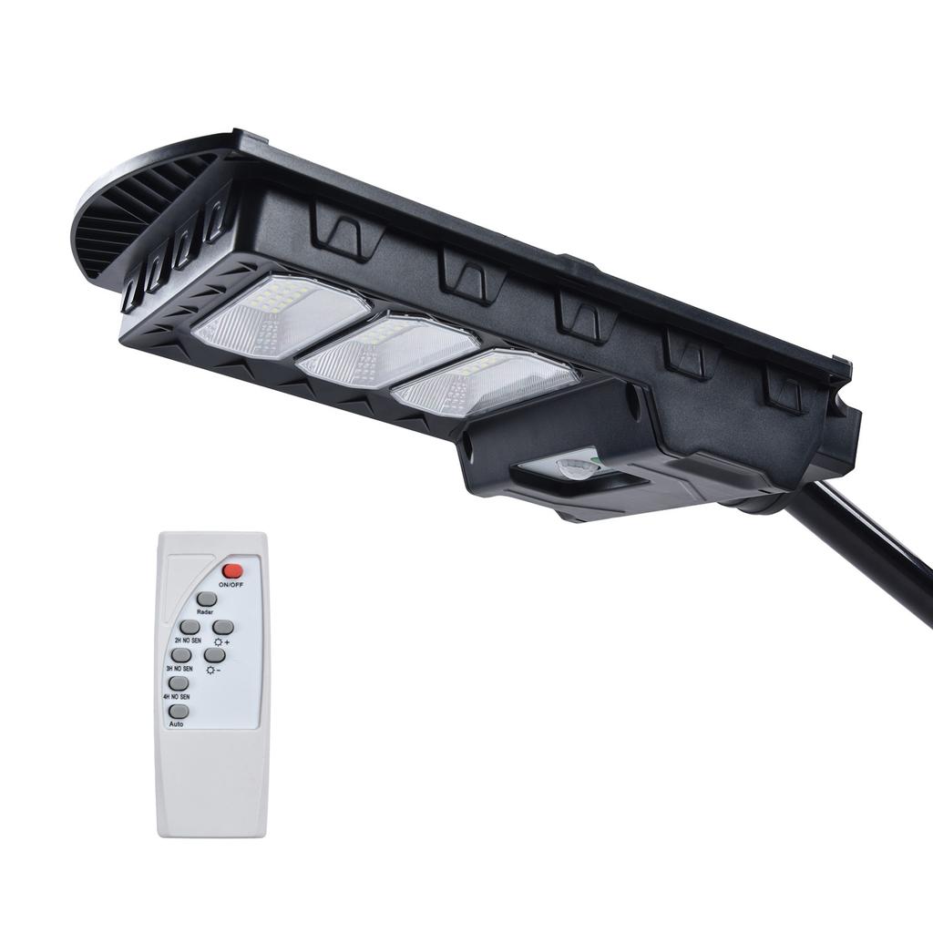 LED Solar Street Light 300W 150LEDs Waterproof Solar Sensor Street Lamp for Outdoor Squares Parks