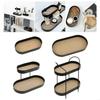 KX4B Oval for Key Tray Storage Rack Multipurpose Fruit Dessert Plate Jewelry Cosmetic
