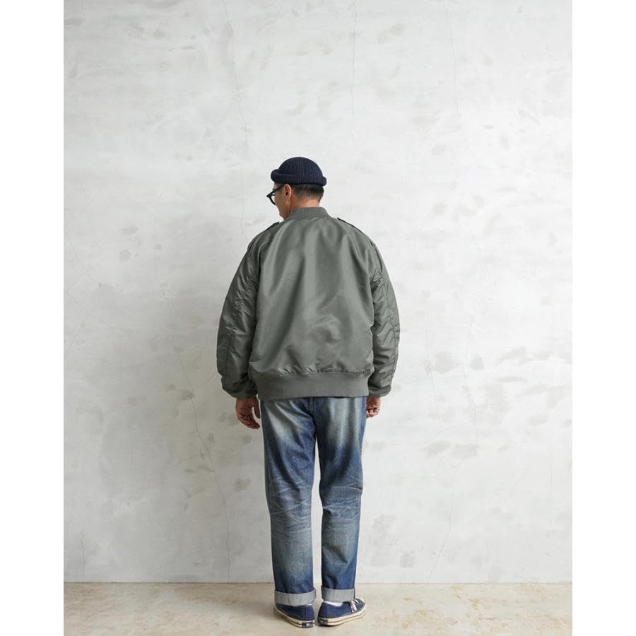 WAIPER US Military Early Model Flight SAGE Reprint 44 Inc. L-2B Jacket, MIL-J-7448C Model, [WP07] (Size (XXL) SAGE)