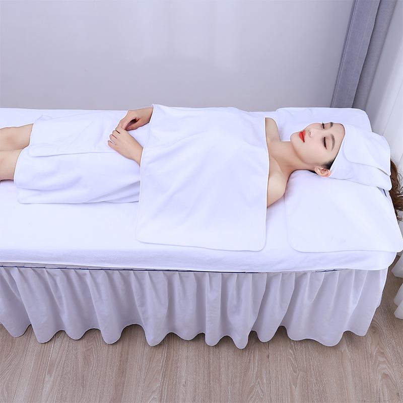 

Exclusive Spa Head Wrap & Absorbent Bath Towel Set with Custom Embroidered Logo 20*70 Head Wrap