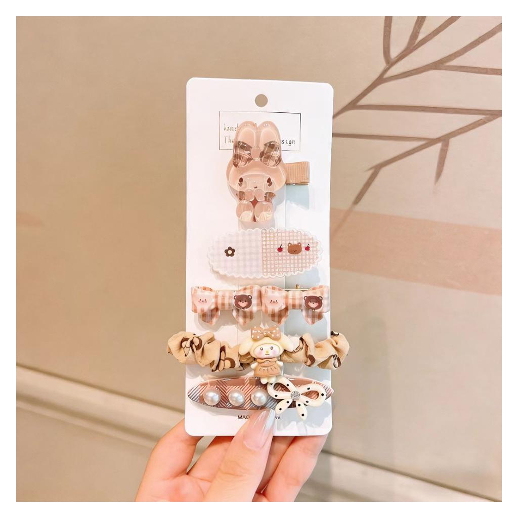 Children'S Hairpin Bag Cloth, Duck Bill Clip Cloth, Bow Root, Princess Hairpin, Cute Little Flower Girl Hair Accessories