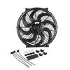 CF003 BK 14 Inch 90W 12V Universal Car Slim Reversible Electric Radiator Cooling Fan Push Pull with Mounting Kit