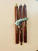 Floral Brass Handle Walking Cane Handmade Wooden Stick Home Decor  Birthday Gift