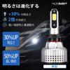 NOVSIGHT Japan Direct Store Series Super Bright 60W 10000LM 6000K H7 Car LED Lamps NOVSIGHT-N12 - (30Wx2) (5000LMx2) - Headlights/Fog