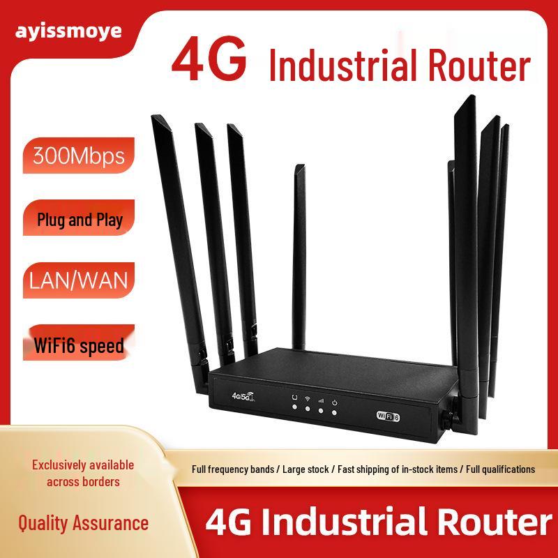 

4G Dual-Band Gigabit WiFi Industrial Router with Card Slot for High-Speed Wireless Home Networking 1