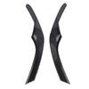 2Pcs Headlight Eyelid Eyebrow Cover Trim Strip Carbon Fiber Pattern Replacement for CRV CR V 2023 2025
