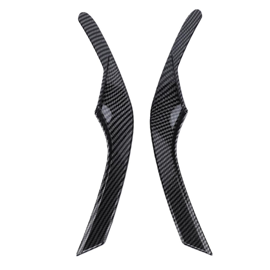2Pcs Headlight Eyelid Eyebrow Cover Trim Strip Carbon Fiber Pattern Replacement for CRV CR V 2023 2025