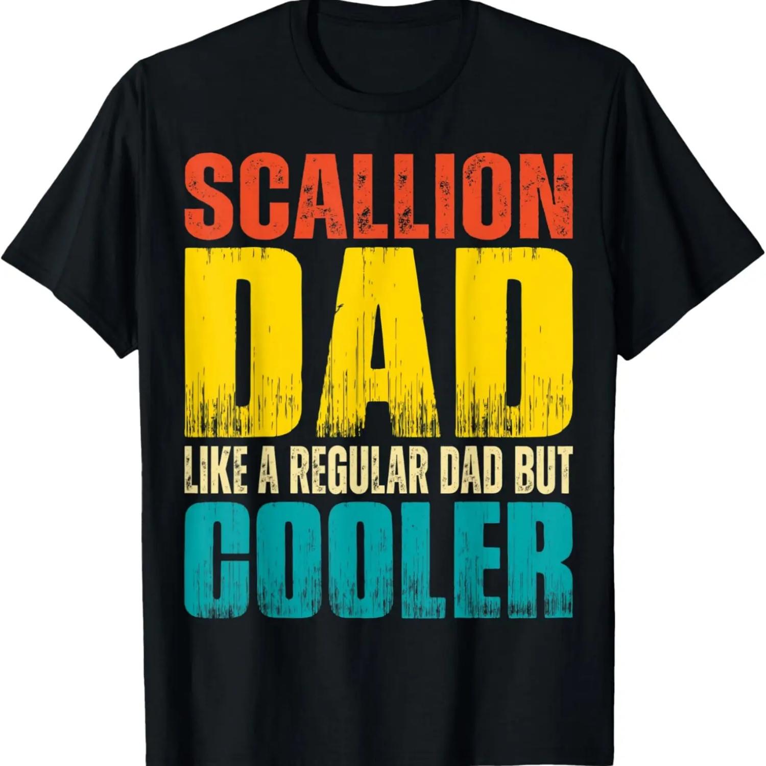 Mens Scallion Dad - Like a Regular Dad but Cooler T-Shirt S