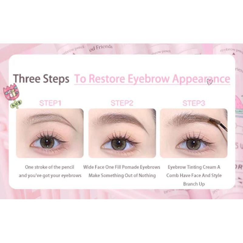 FLORTTE - Special Edition 2 In 1 Eyebrows Mascara (4-6)