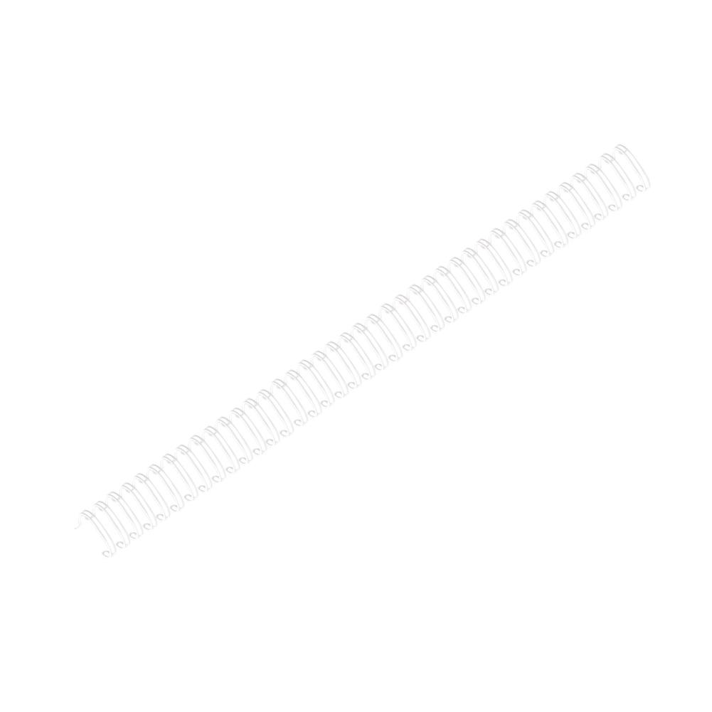 100PCS 6.4mm White Size 34 Teeth 3:1 Double Wires Binding Wire Calendar Binding Iron