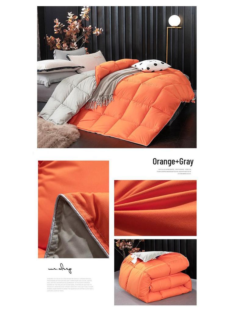 Five-Star Hotel Quality Down Alternative Quilt, Thickened Winter/Spring/Autumn Quilt, 8/10 Jin Warm Cotton Core, Perfect Gift Idea.