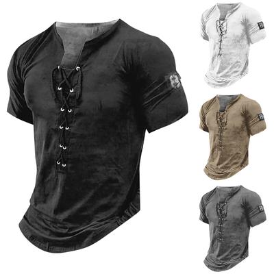 Men's Short Sleeve Graphic And Embroidered Fashion T-Shirt Spring And Summer Short Sleeve Printed
