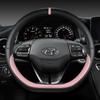 Per Hyundai Ioniq 5 2016 2017 2018 2019 2020 2021 2022 Coprivolante Auto Forma a D Pelle PU Accessori Auto Interni