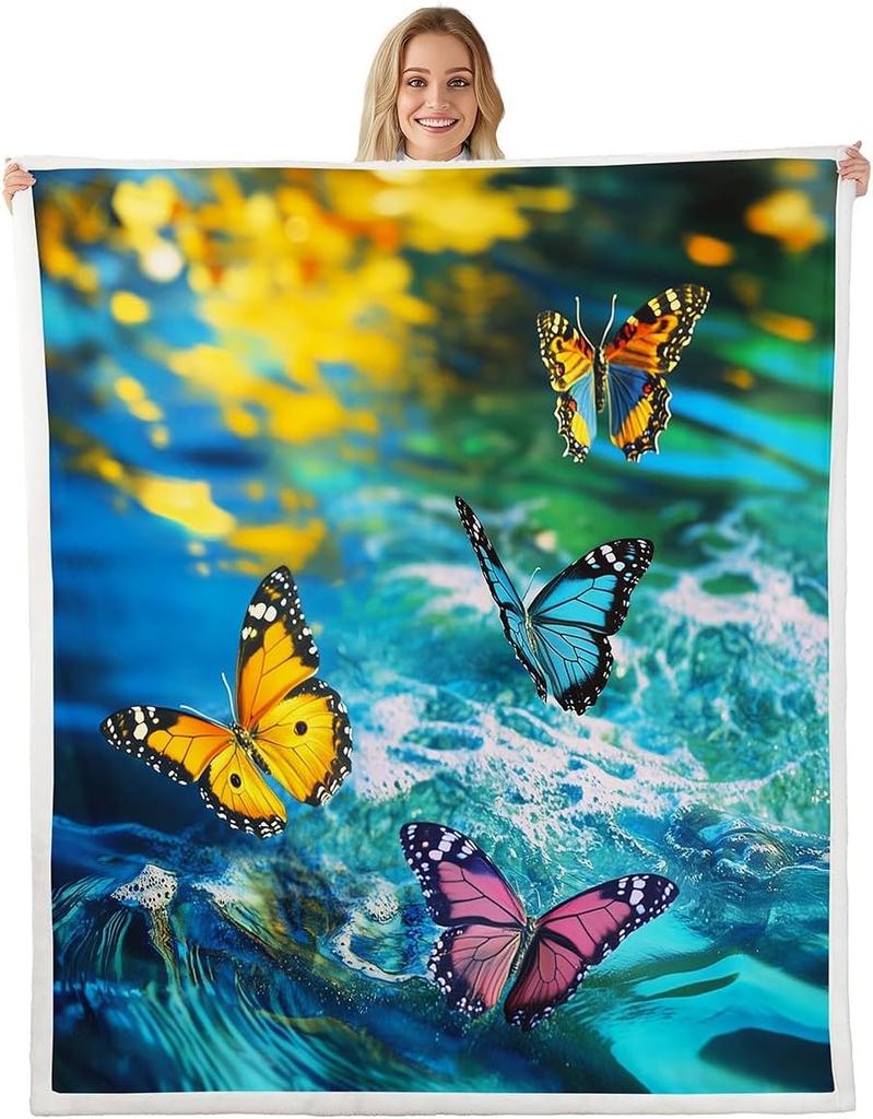 Süße Schnecken-Decke Weicher Fleece-Überwurf Regenschirm-Design Kinderzimmer-Dekoration Babygeschenk Garten-Thema