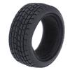 4 Pieces 1Celsius10   Grain Flat Car Rubber Tire, Wear-Resistant Black Racing Tires for     HPI On-Road Inflation Car, High Quality and