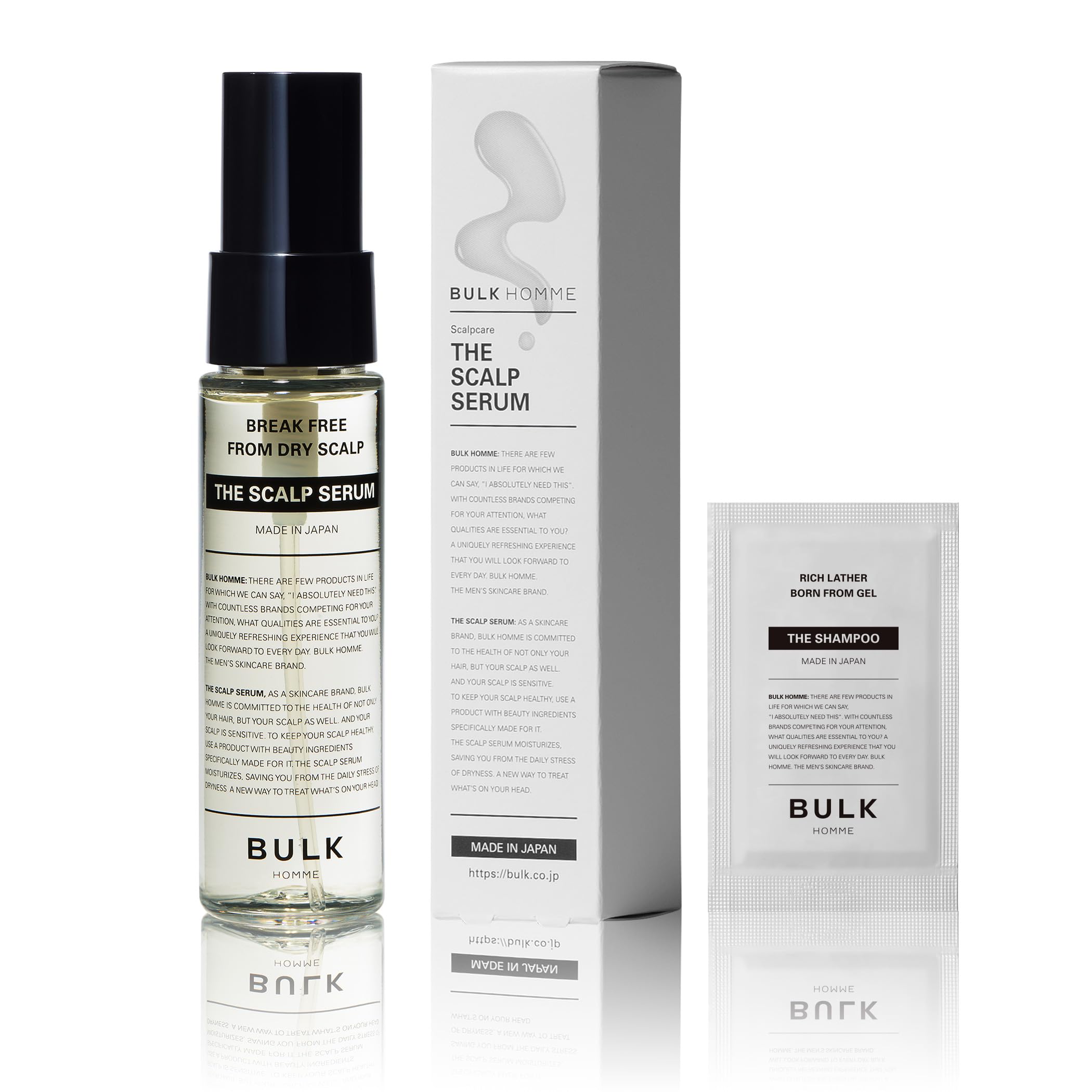 Bulk Homme Сыворотка для кожи головы 50 мл, Сыворотка для кожи головы с образцом, Увлажняющий лосьон для кожи головы, Цветочно-фруктовый аромат
