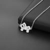Romantic Bowknot Necklace Dainty Horse Pendant Necklace Cute Pony Necklace for Women Minimalist Animal Jewelry Gift for Her