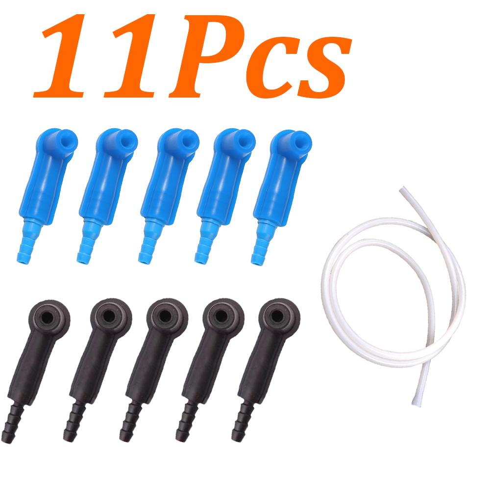 13-1Pcs Car Brake Fluid Oil Replacement Tool With Hose Pipes Auto Clutch Oil Exchange Pump Oil Brake Kit Oil Bleeder Connectors