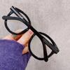 Latest Fashionable Ladies Myopia Eyeglasses Spectacle Frame Frame Oversized Trendy Short Sighted Eyewear Men Ladies Vintage Optical Glasses 0 -4.0