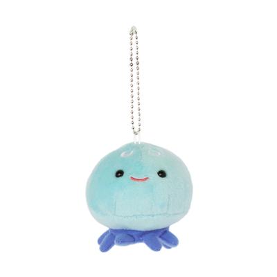 [Aqua] Plush Toy Marine Anywhere Friends Keychain Jellyfish Blue 00080085