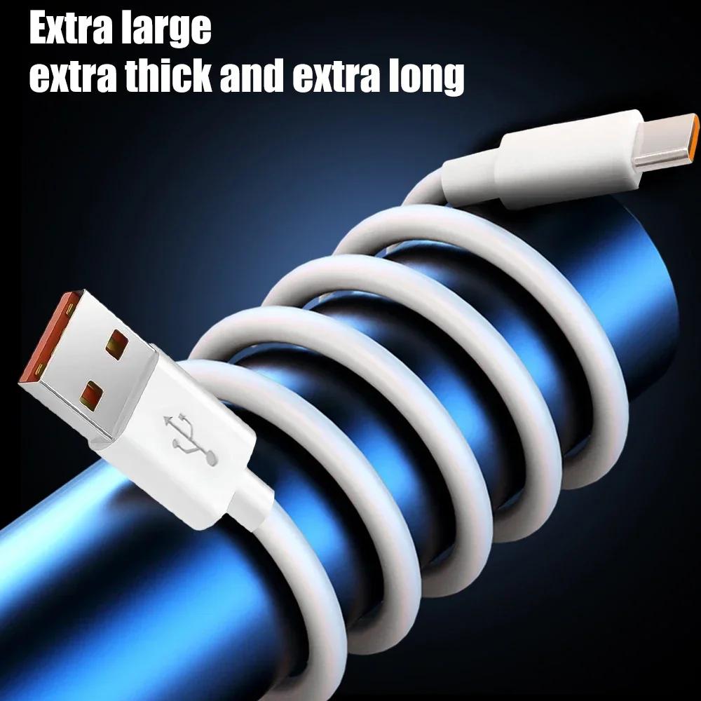 6A Super Schnellladekabel Typ C Universelles USB C Ladekabel für Samsung Z Flip 7 6 Xiaomi Huawei Google Pixel 10 Pro XL