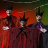 Halloweenska dekorácia rekvizity závesné s kapucňou strašidelný dom izba párty trik záves na dvere