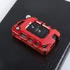 Red Key Fob Cover Case Key Holder Shell Trim for Jeep Wrangler JL 2018-2023 USA