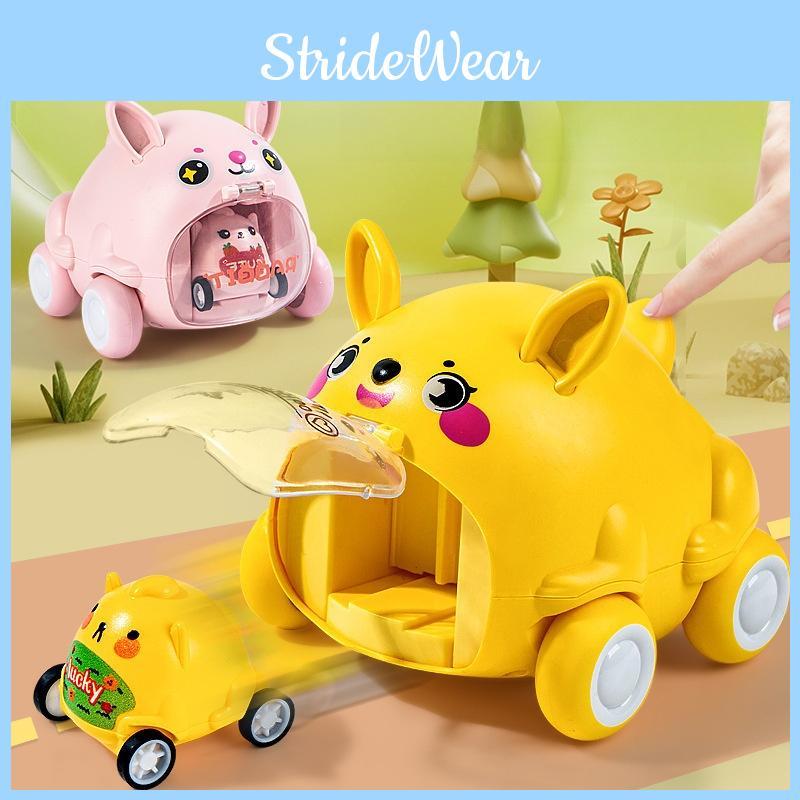 Animal Inertia Toy Car For Kids With Plastic Material And Interactive Play