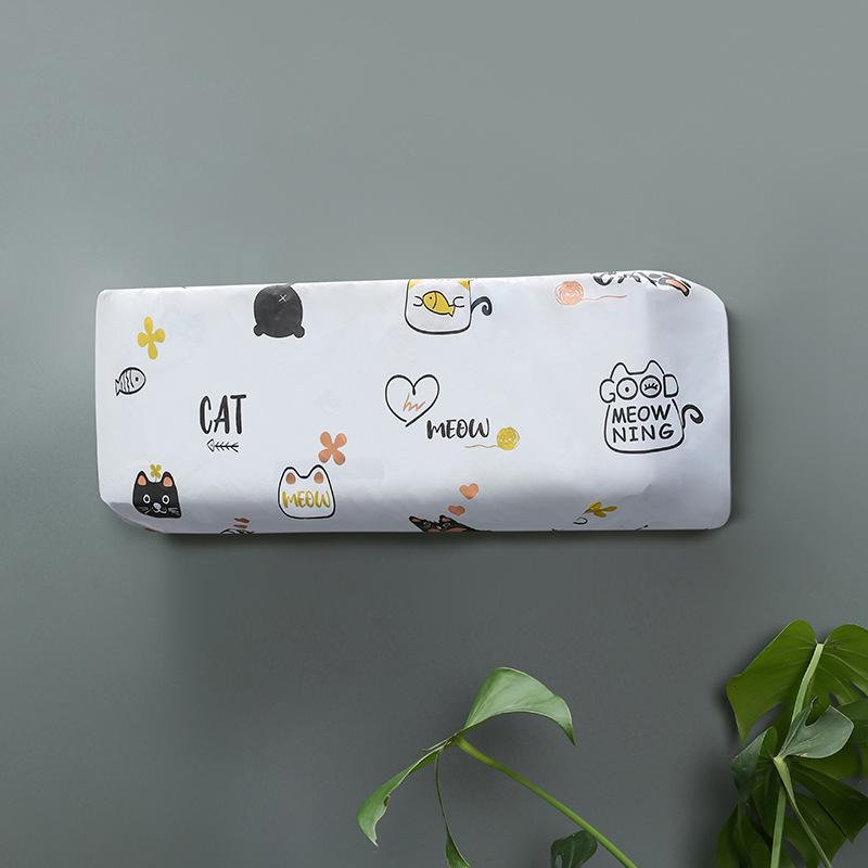 Durable PVC Wall-Mounted Air Conditioner Dust Cover - Modern, Simple, and Washable