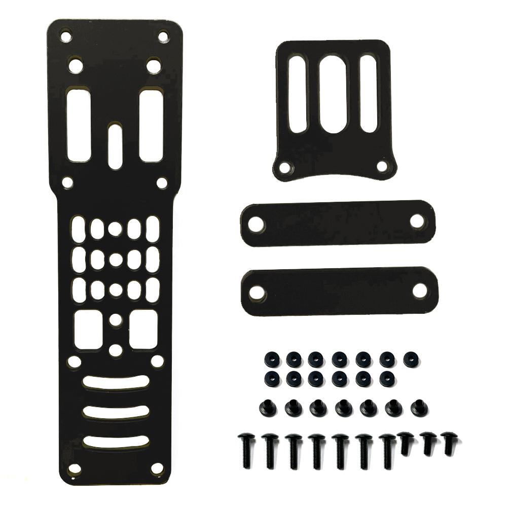 Taktischer Metall Modular Pistolenholster Adapter Kompatibel QLS Plattform Holster Oberschenkelband Jagd Schnellzugriff Zieh-Adapter
