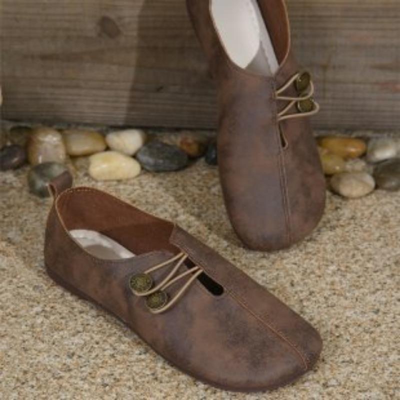 

Новые женские летние туфли на плоской подошве из мягкой кожи, повседневные, с неглубоким вырезом, на одной педали, простые и модные, женская обувь больших размеров 36