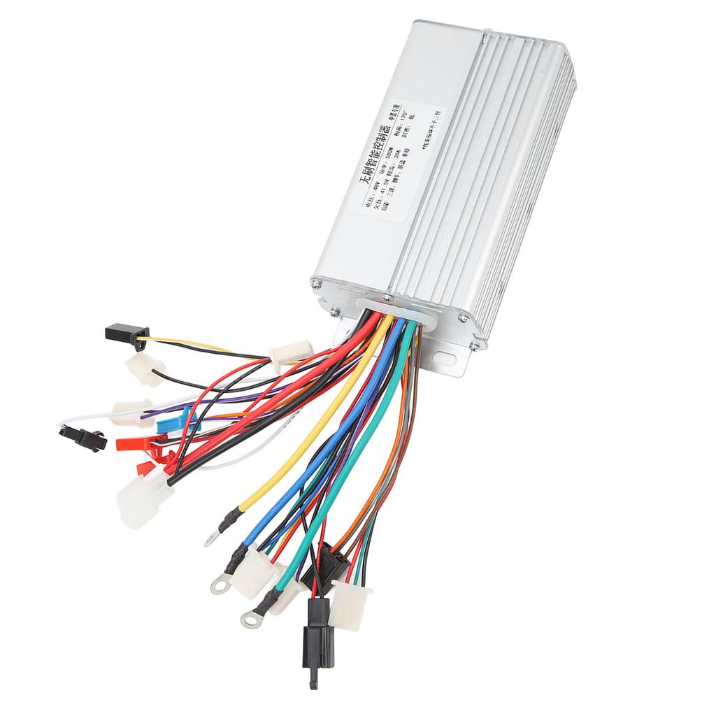 48V 500W Brushless Controller Aluminium Alloy Electric Bike Brushless Motor Controller for Electric Bicycle Scooter