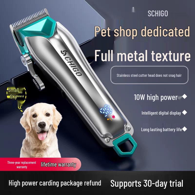 Zhigao High-Power Pet Clipper for Cats & Large Dogs - Professional Hair Trimmer