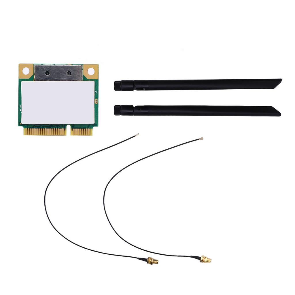 Wireless WLAN Card Small PCI E 300Mbps Transfer Rate 2.4GHz 5GHz 802.11 A B G N WiFi Network Card for Laptops Desktop