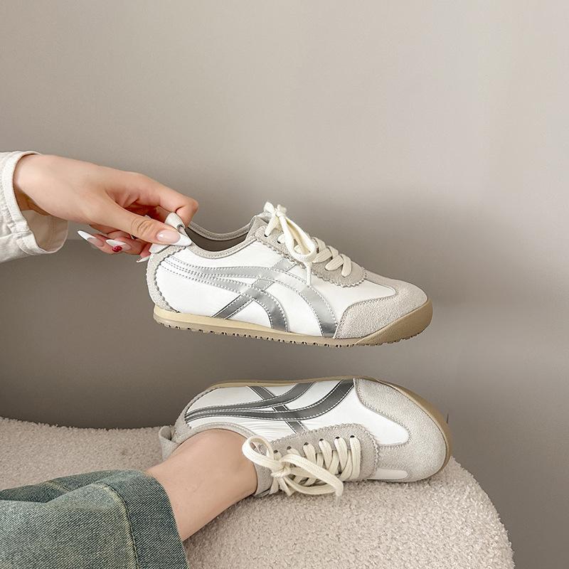 Star with the same 2025 new inner height increase silk color matching heels Forrest Gump shoes casual shoes women's German training shoes