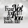 1Pc Iron Bible Text Wall Decor, Christian Home Wall Decoration, for Wall Decoration