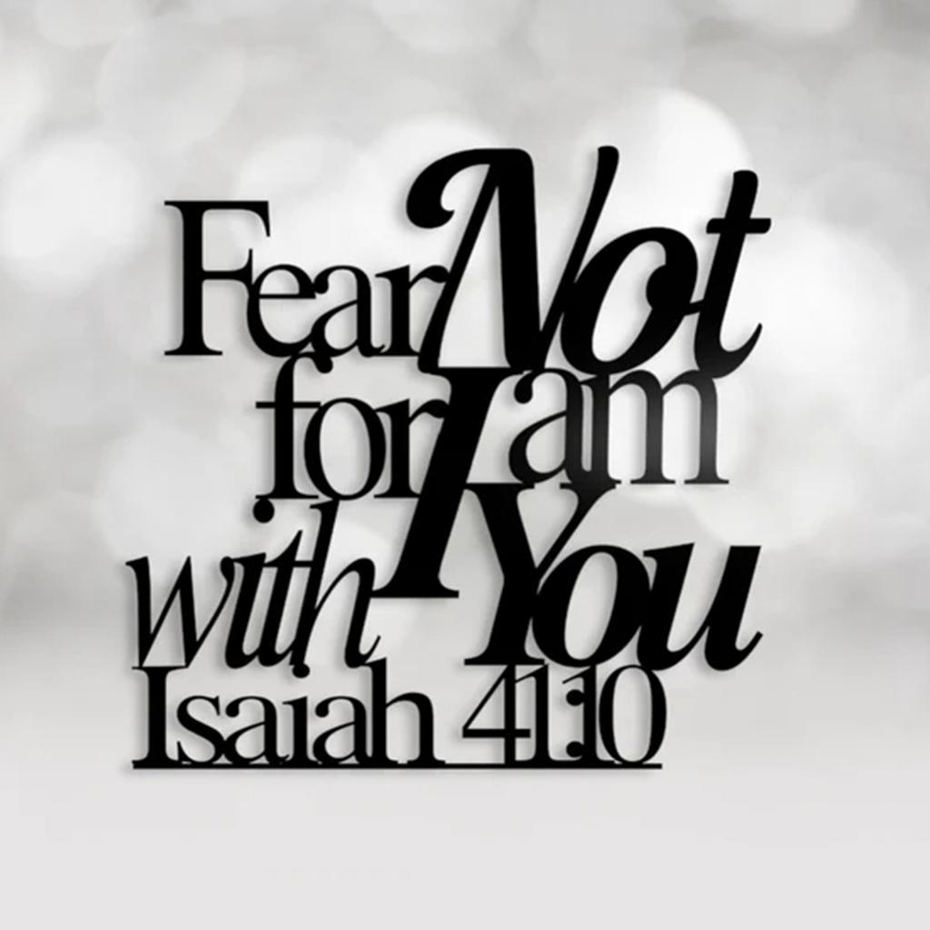 1Pc Iron Bible Text Wall Decor, Christian Home Wall Decoration, for Wall Decoration