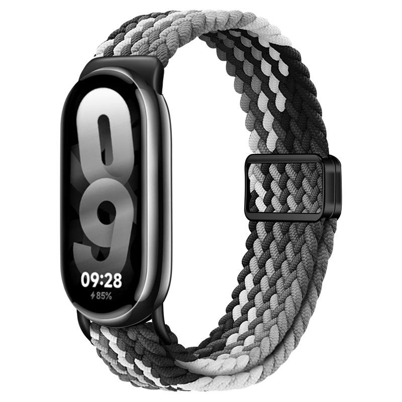 Horlogebanden voor Xiaomi Mi Band 10 9 8 NFC Vervangende riem accessoires magnetisch Gevlochten correa armband Miband 9 Miband 8 Band