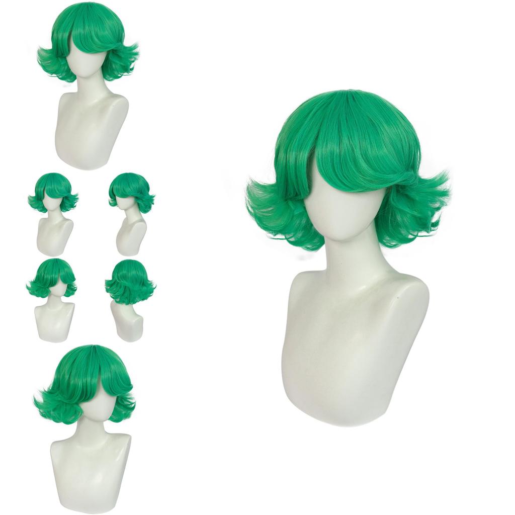 One Punchman Cosplay Wig With Hightemperature Silk For Role Play And Scene Use
