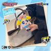 Warner Bros. Powerpuff Girls Plush Ornament Keychain - Stress Relief Spherical Squeeze Ball Charm